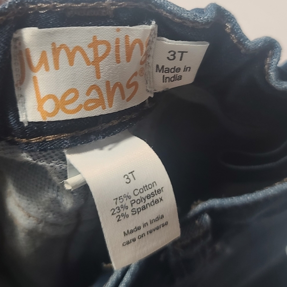 3T Boys Jumping Bean Jeans Med Wash Adjustable Waist Straight Leg Jeans - Picture 3 of 5